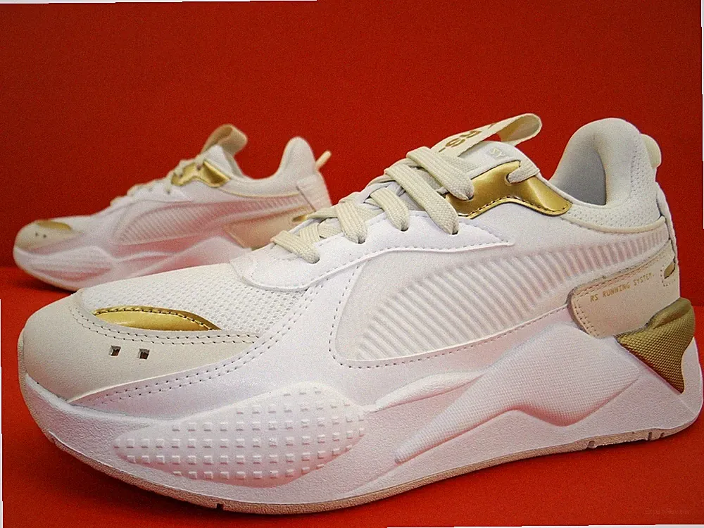 Puma RS-X Glam Sneaker Turnschuhe Sportschuhe Laufschuhe Damen Schuhe G.39 Weiß