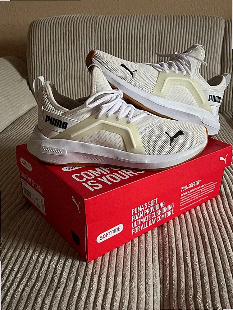 PUMA Softride Enzo 5 - EU 41 US 8,5 Weiß White Schuhe Laufschuhe Sneaker Wie Neu