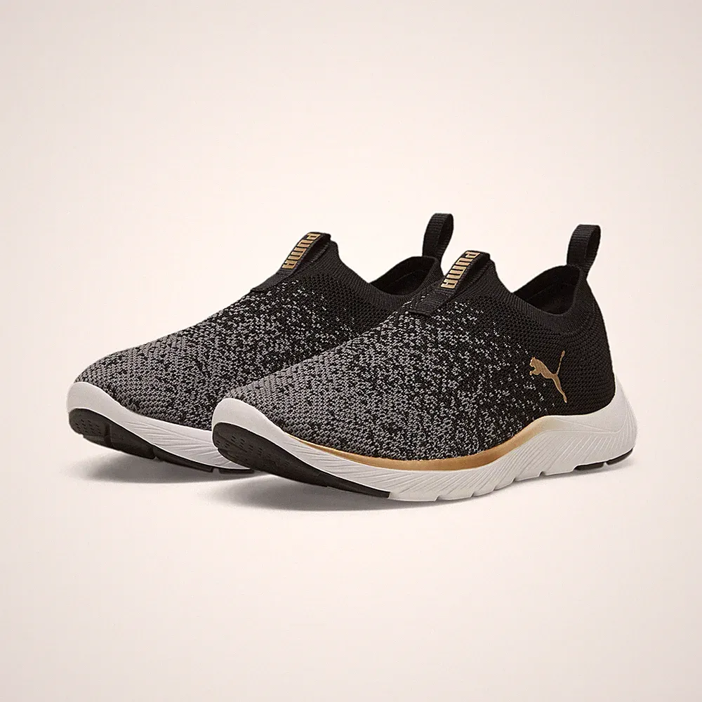 PUMA Softride Premier Slip-On Strick-Laufschuhe