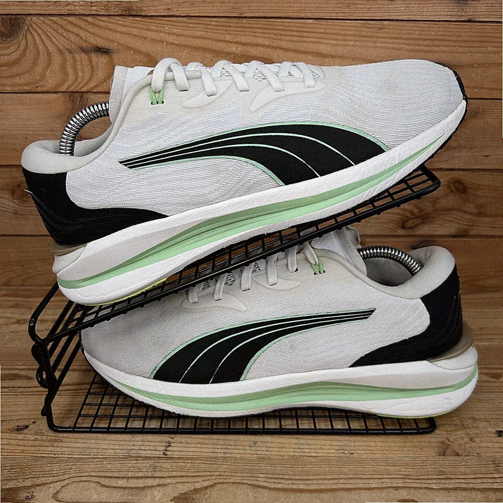 Puma Turnschuhe Damen UK 7,5 Electrify Nitro 2 Run 75 weiß Fitness Crossfit Schuhe