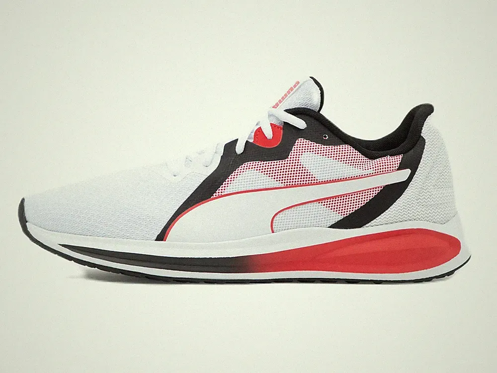 Puma Twitch Runner 37.5 weiße Damen-Laufschuhe