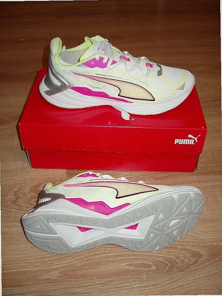 Puma UltraRide Wn Damen Laufschuh Weiß/Neon Gr.36-42,5 - Neu + OVP - Topangebot
