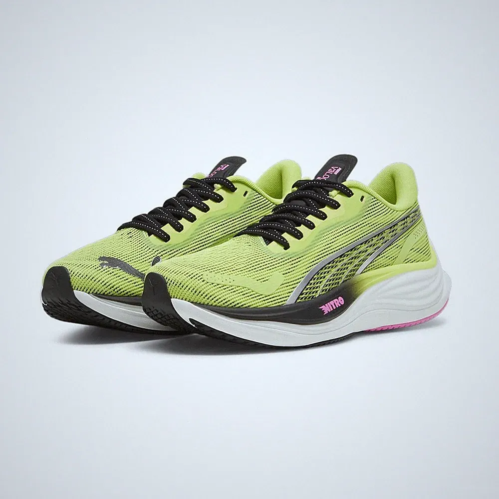 PUMA Velocity NITRO 3 Psychedelic Rush Wn Laufschuhe Damen, Lime Pow-PUMA Black