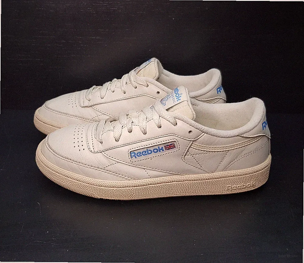 Reebok Classic Größe 4,5 UK EUR 37,5 DAMENSCHUHE WEISS LEDER NIEDRIG GESCHNITTEN