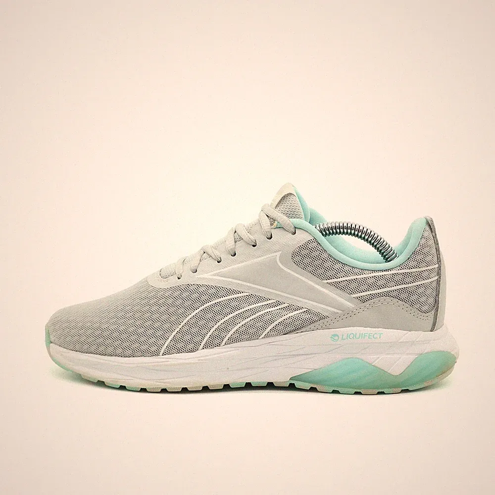 Reebok Damen Liquifect FX1649 Sneaker Hellgrau/Mint Low-Top Laufschuhe EU 37