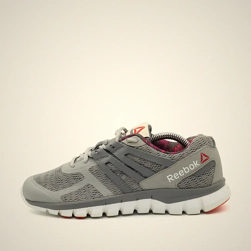 Reebok Damen Sublite Sportschuh Grau Mesh Atmungsaktiv Laufschuh EU 37.5