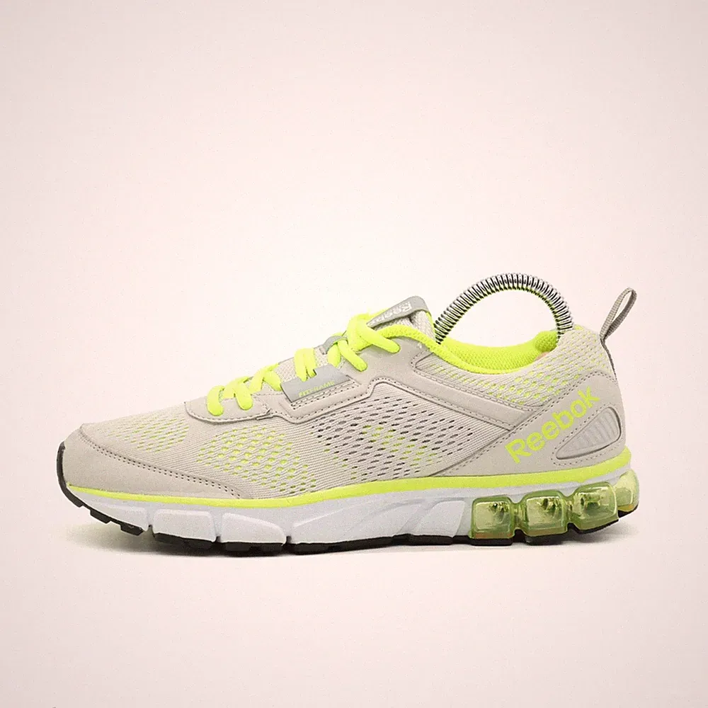 Reebok Damen V65934 Sneaker Grau Gelb Mesh Synthetik Running Laufschuh EU 39