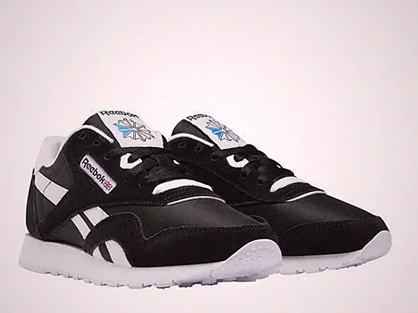 REEBOK Damenschuhe Laufschuhe Sneaker Sport FV4506 CL NYLON Schwarz
