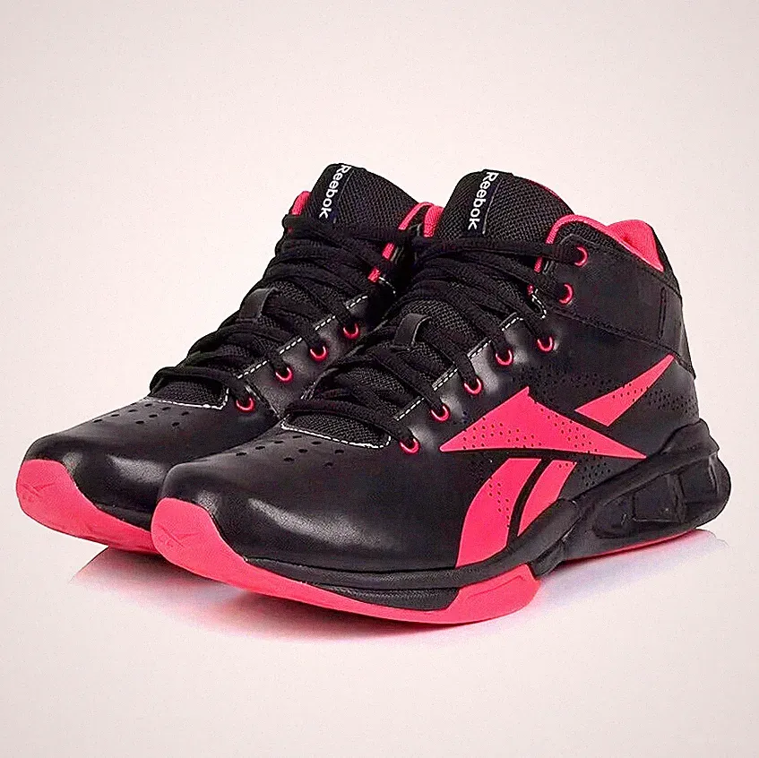 Reebok Hexride Intensity Mid Damen Sport Schuhe Laufschuhe Studio schwarz/pink