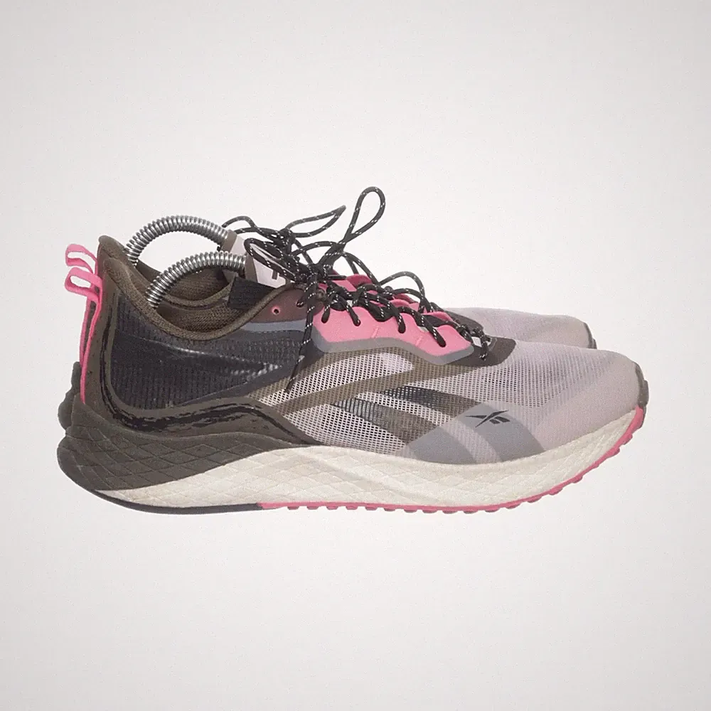 Reebok, Laufschuhe, Größe: 41, Grau/Pink/Grün, Damen #5IU