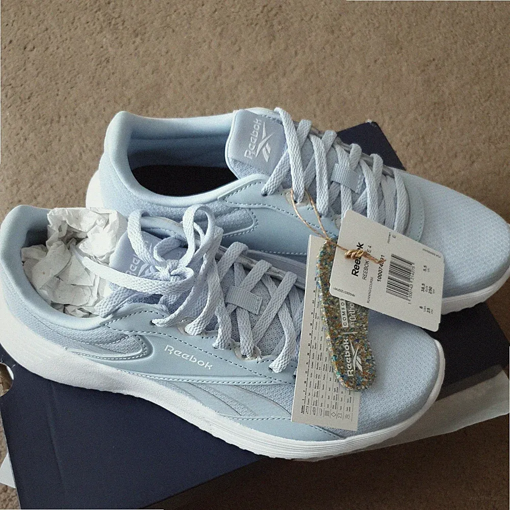 Reebok Lite 4 Damen-Sportschuhe Laufen Trainingsschuhe blau, neu Größe 5,5 UK