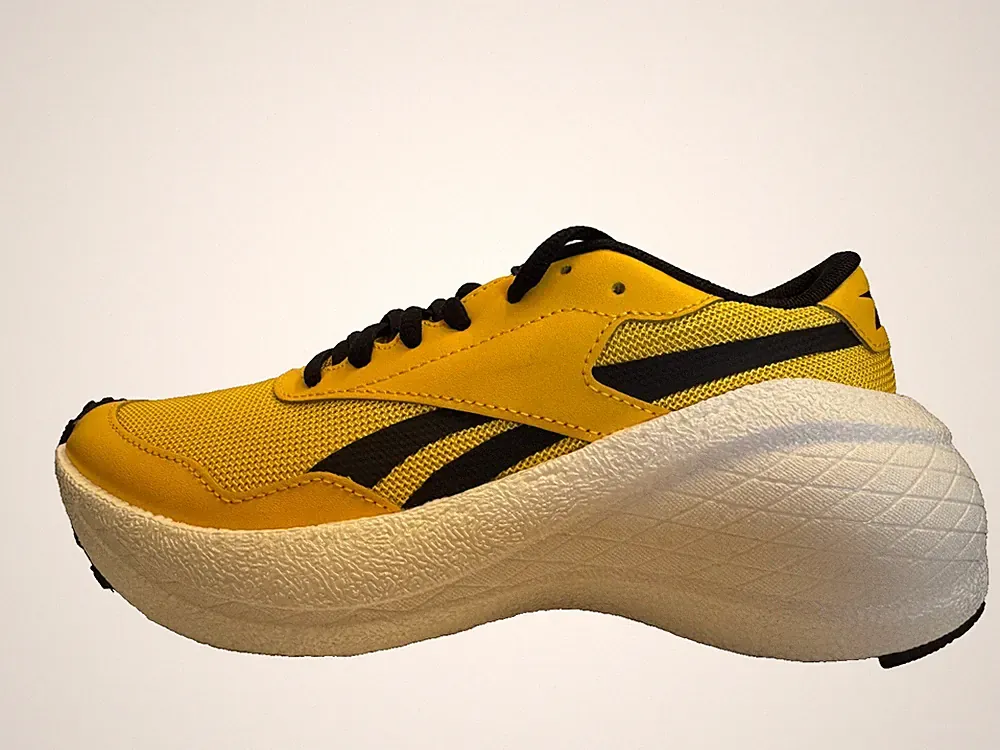 Reebok Metreon Damen Laufschuhe Gelb UK 2.5 US 5 EU 35 Sneaker