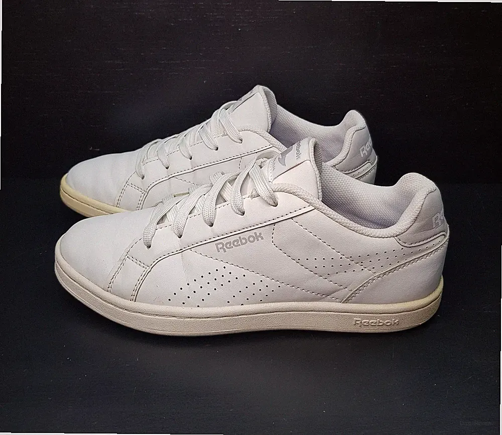 Reebok Royal Flag Größe 5,5 UK EU38 MÄDCHEN JUNGEN DAMEN WEISS LOW-TOP SNEAKER SCHUHE