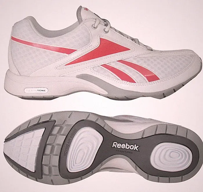 Reebok Toning Damenschuhe Turnschuhe UK 2,5 Traintone Slimm Moving Air V56953 NEU