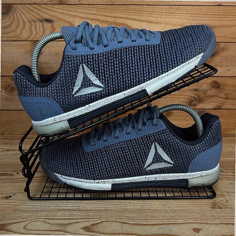 Reebok Turnschuhe Damen Größe UK 6,5 Speed TR blau Crossfit Hyrox Lift Fitnessschuhe