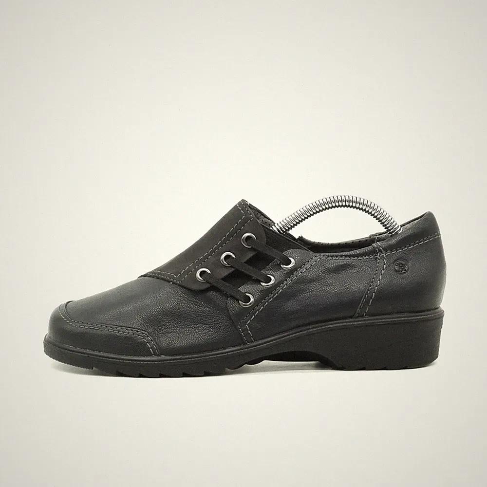 Reflexan Damen Laufkomfort Flex-Zone Halbschuh Schwarz Komfort Klassisch EU 38