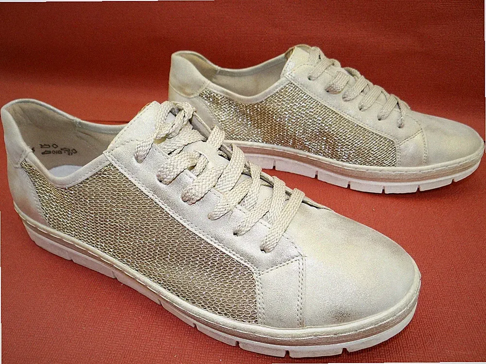 Remonte D5804 Glamor Schuhe Sneaker Schnürschuhe Laufschuhe Damen Gr.42 NEU