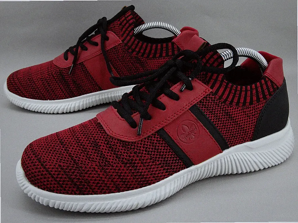 Rieker dam Halbschuhe Sneaker Schuhe Slipper Freizeit Laufschuhe Gr. 42 Rot