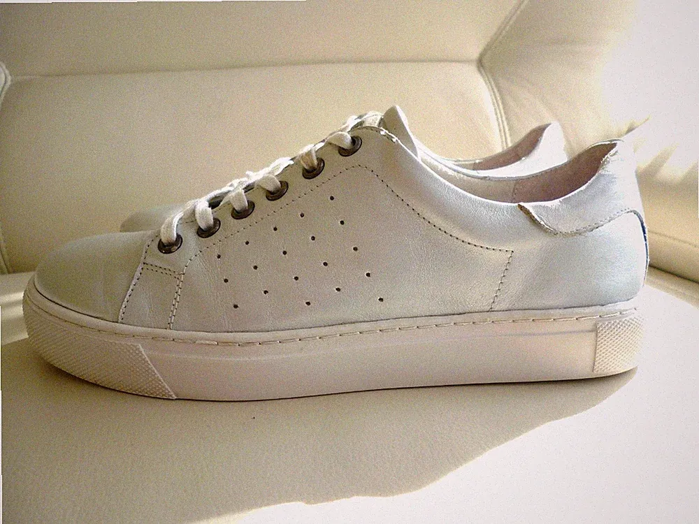 Romika Schnür-Halbschuhe Sneaker Echtleder Gr.38 Silber ✅ NEUw. Einlagen NP 85 €
