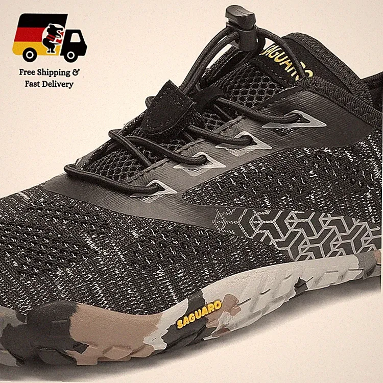 SAGUARO Barfußschuhe Traillaufschuhe Atmungsaktiv Rutschfest Weich