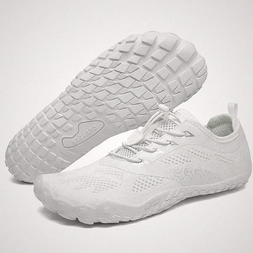 Saguaro Smart II Barfußschuhe weiß EU 41 UK 7 leichte minimalistische Sneaker