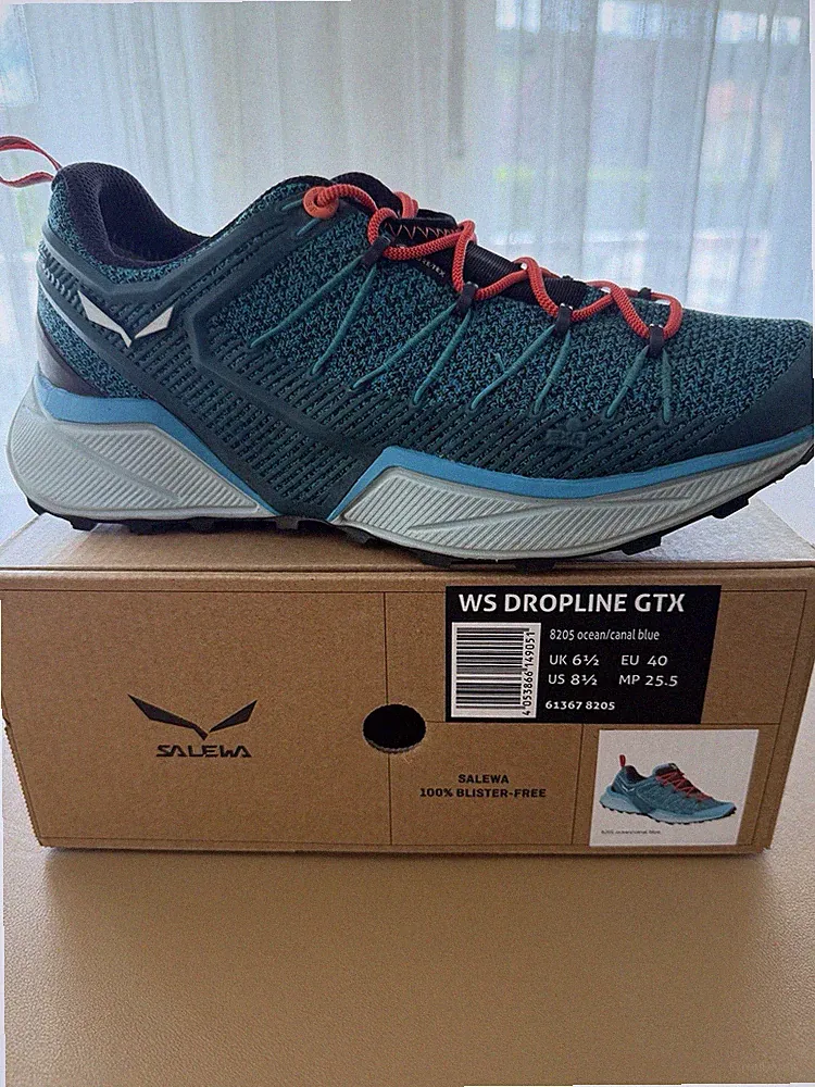 Salewa Damen Trailrunning Leichtwanderschuhe Gore-Tex Dropline Blisterfree EU 40