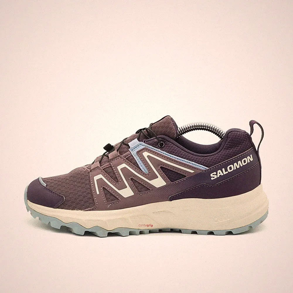Salomon Damen 473813 Sneaker lila Synthetik Niedrig Trail Laufschuhe EU 38