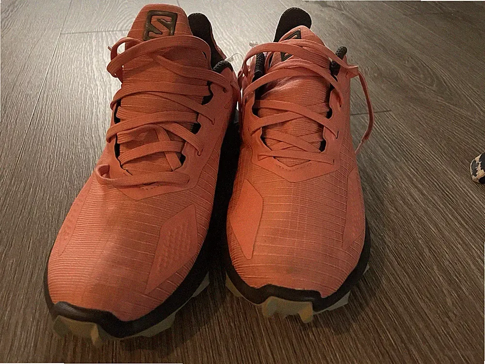 Salomon Damen Alphacross Schuhe Orange Textil Low Top Trailrunningschuhe EU 38