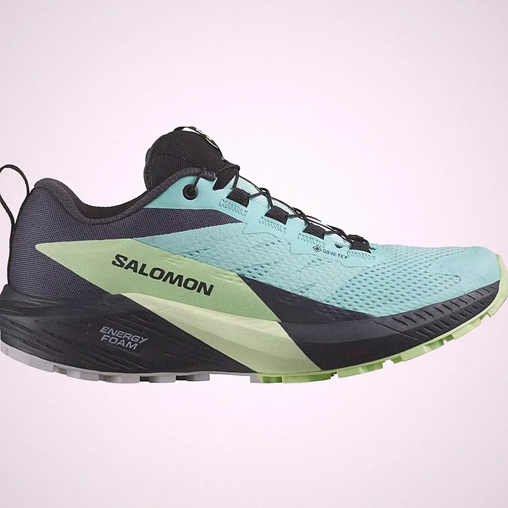 Salomon Damen Blue Sense Ride 5 GoreTex Laufschuhe UK 5 NEU Ref 1931