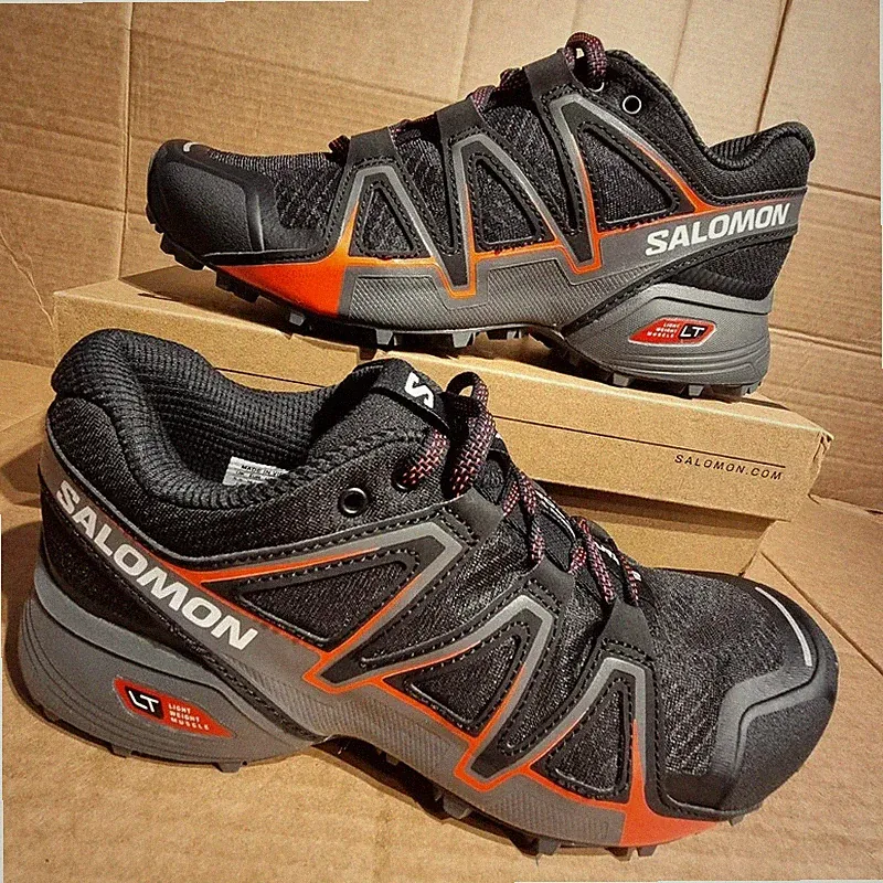 Salomon Damen Speedcross Vario 2 Trailrunningschuhe UK5,5 - Schwarz Magnet Rot