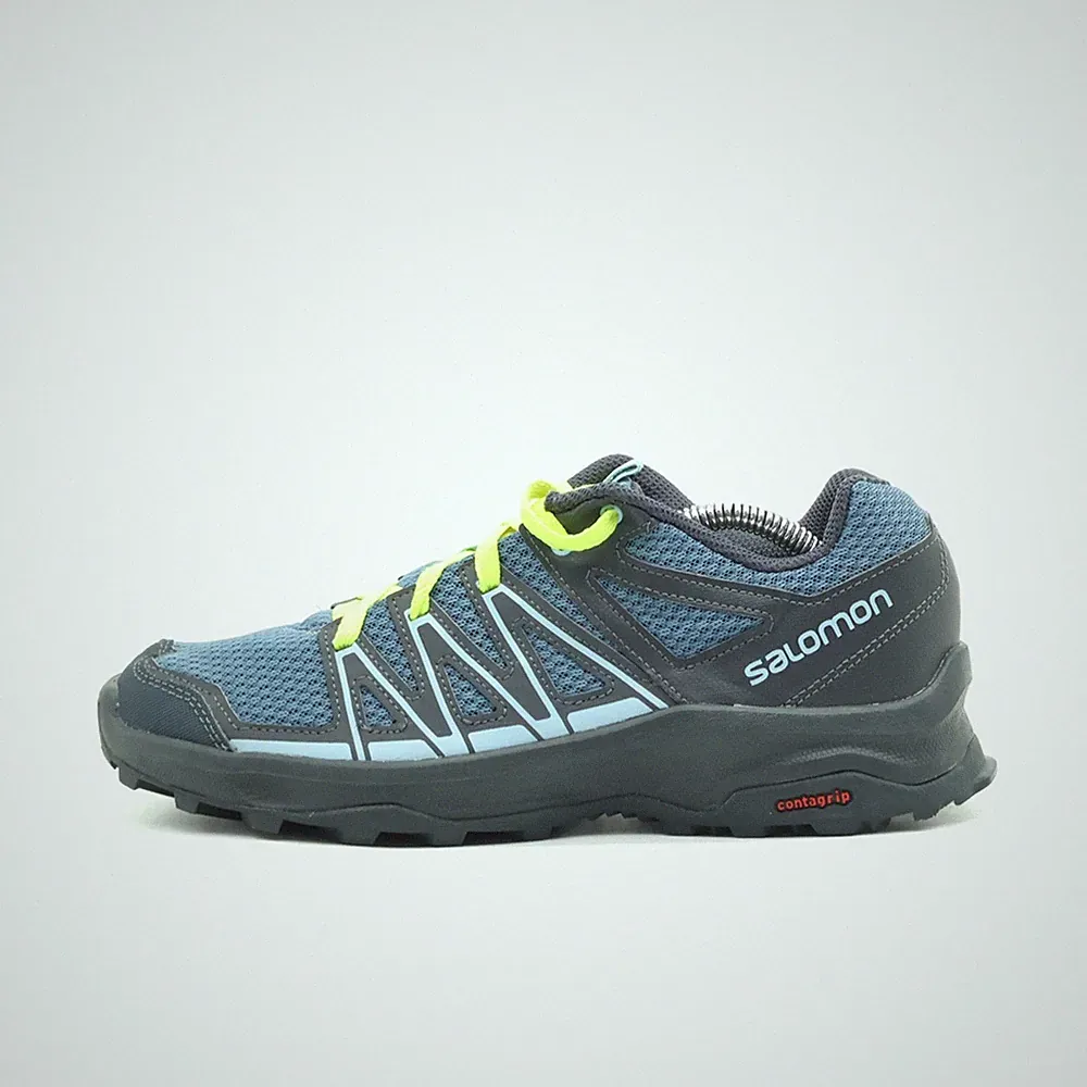 Salomon Damen Sportschuhe Blau Mesh Low-Top Trailrunning-Schuhe EU 39 1/3