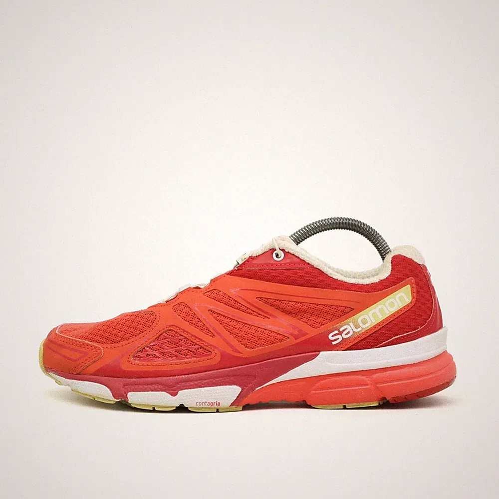 Salomon Damen X-Scream 3D Laufschuhe Rot/Orange Leichtgewicht EU 39 1/3