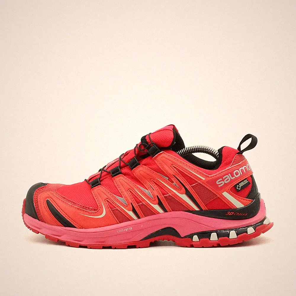 Salomon Damen XA Pro 3D GTX Laufschuhe Rot Gore-Tex Trailrunning EU 42