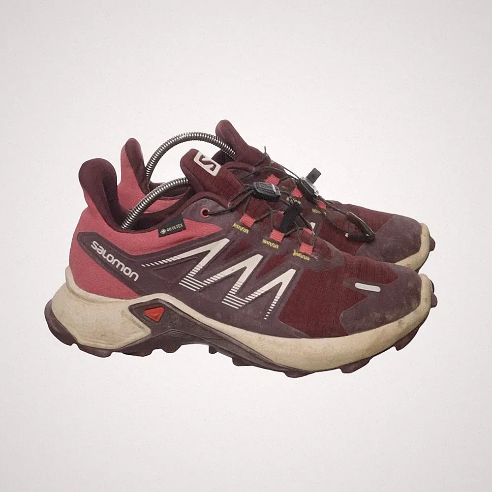 Salomon, Laufschuhe, Größe: 37 1/3, model: speedcross, Rot/Beige, Damen #ltN