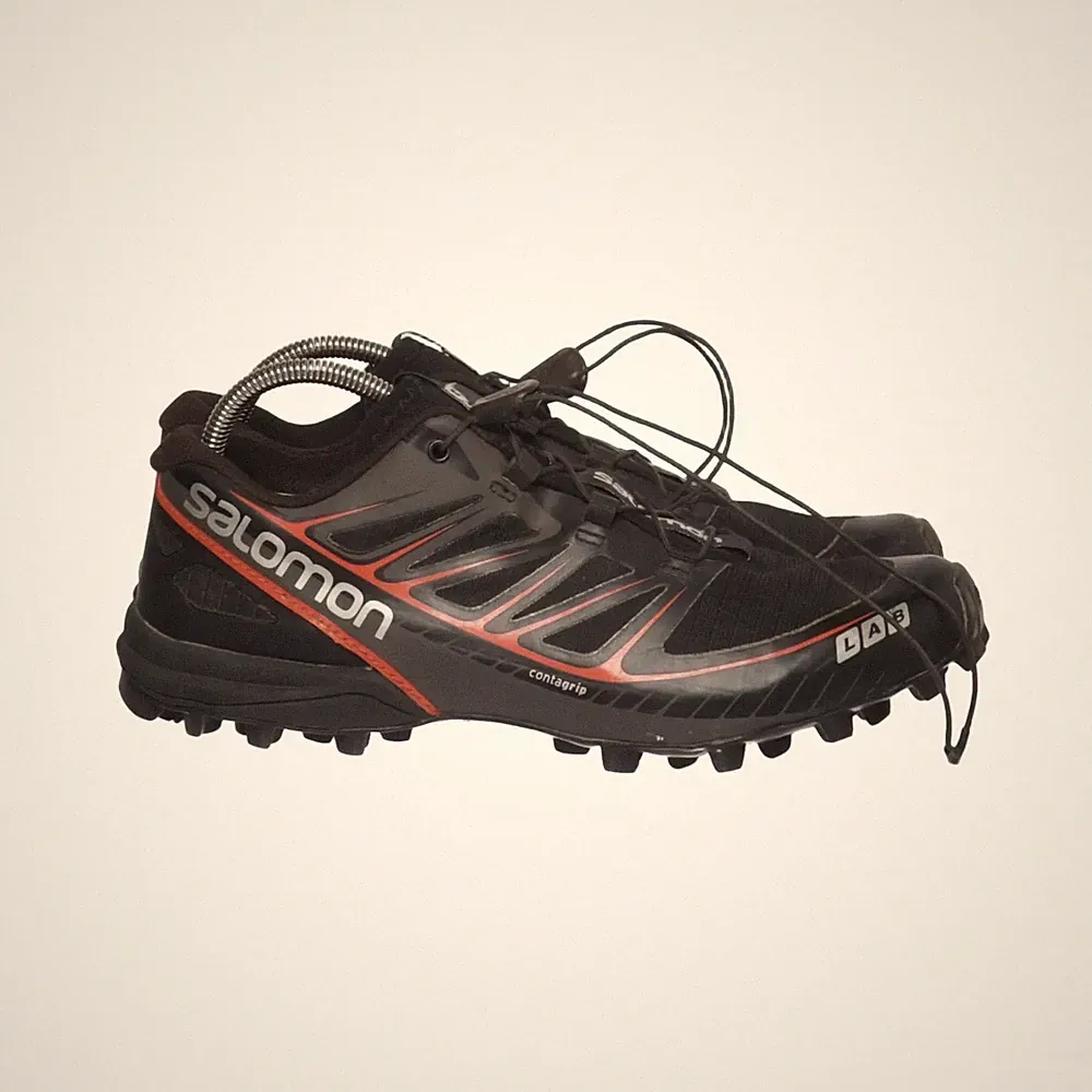 Salomon, Laufschuhe, Größe: 38, Schwarz/Rot, Damen #hv1