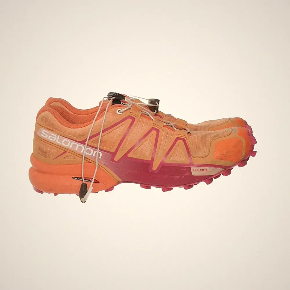 Salomon, Laufschuhe, Größe: 39 1/3, Speed cross 4, Orange/Pink, Damen #JC5