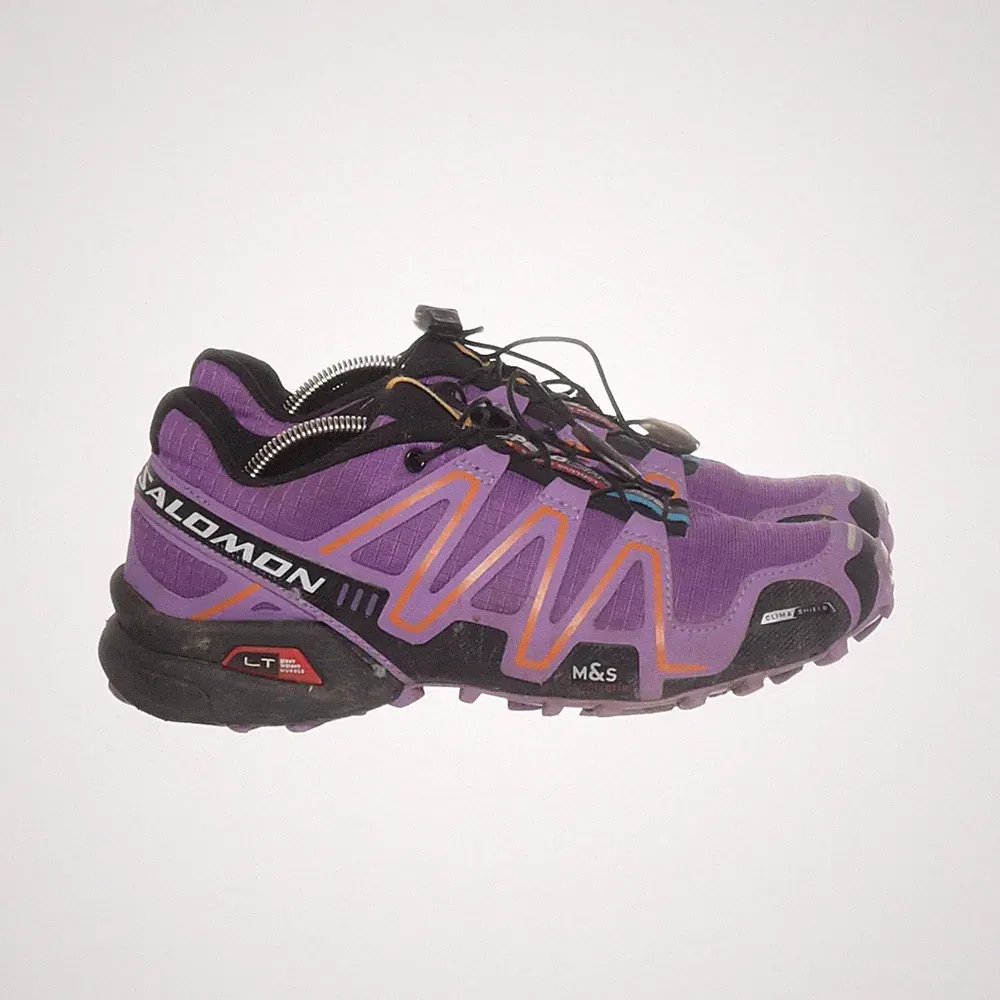 Salomon, Laufschuhe, Größe: 39 2/3, model: speedcross 3, Lila/Orange, Damen #kFN