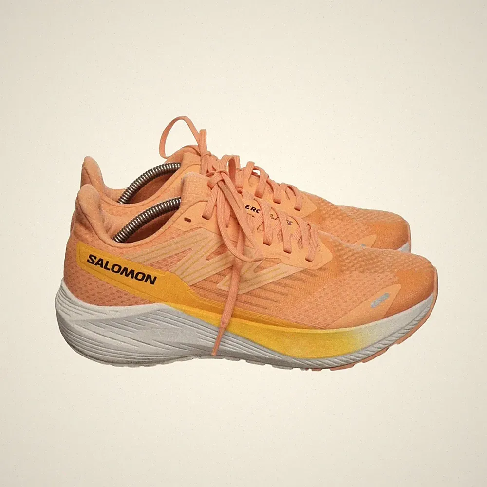Salomon, Laufschuhe, Größe: 40 2/3, Orange, Damen #2CU