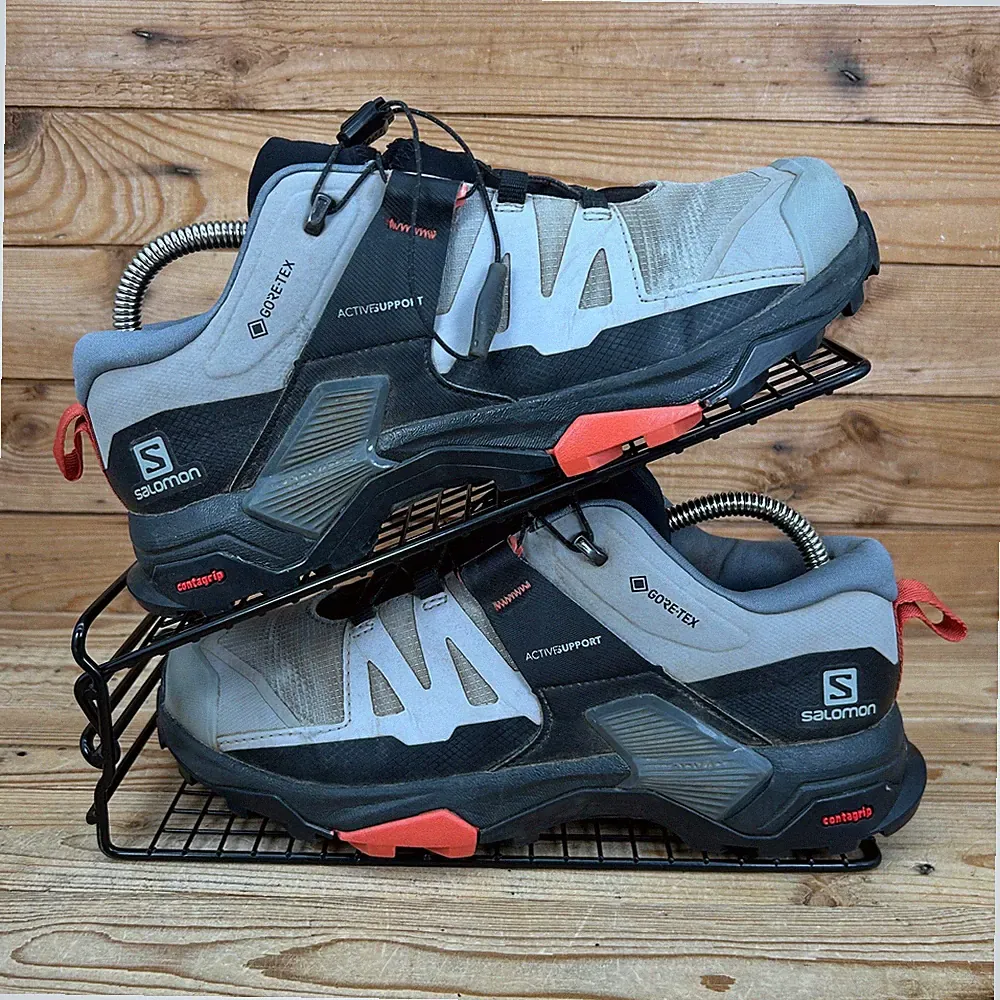 Salomon Sneaker Damen Gr. UK 6 X Ultra 4 Wide GTX grau schwarz wasserdicht Schuhe*