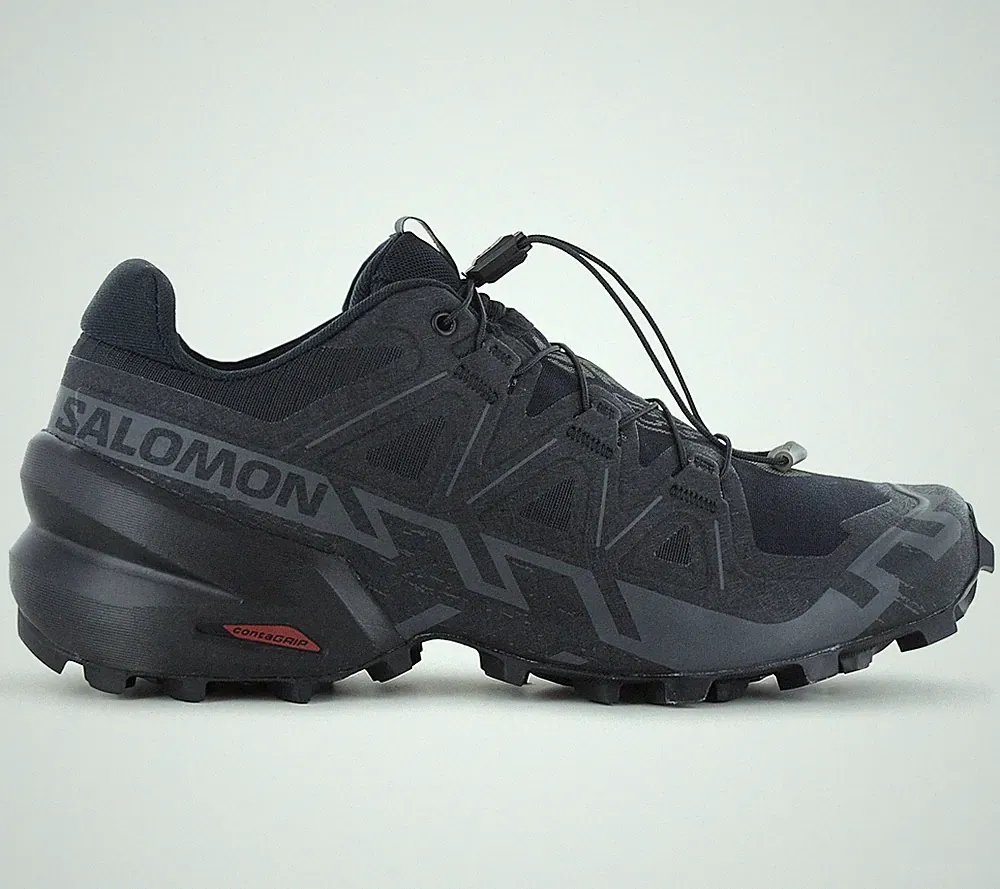 Salomon Speedcross 6 W - Damen Trail-Running Schuhe Laufschuh 417428 Schwarz NEU