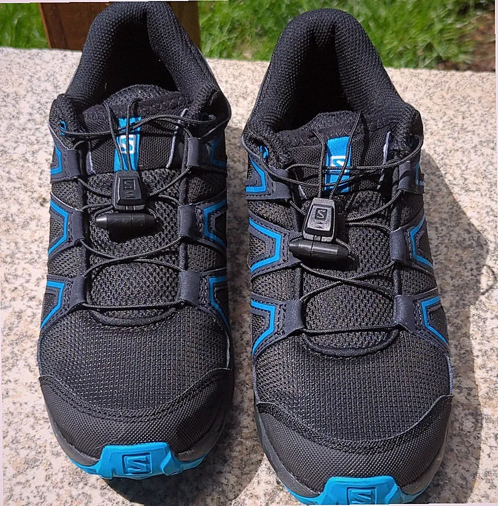 Salomon Speedcross Damen Laufschuhe Sneaker atmungsaktiv schwarz/blau EU 39