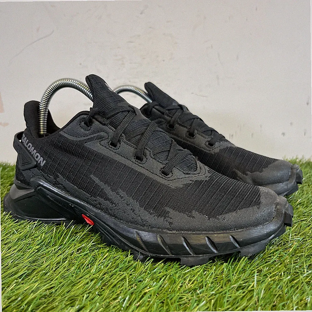 Salomon Stiefel Größe 4,5 Damen schwarz Alphacross 5 GTX Trailrunning Wanderschuhe
