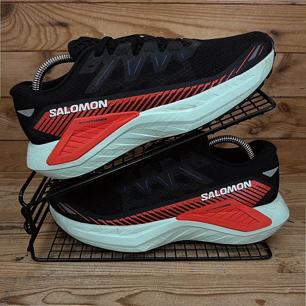 Salomon Turnschuhe Damen Größe UK 7 DRX Defy GRVL schwarz neuwertig Trailrunningschuhe