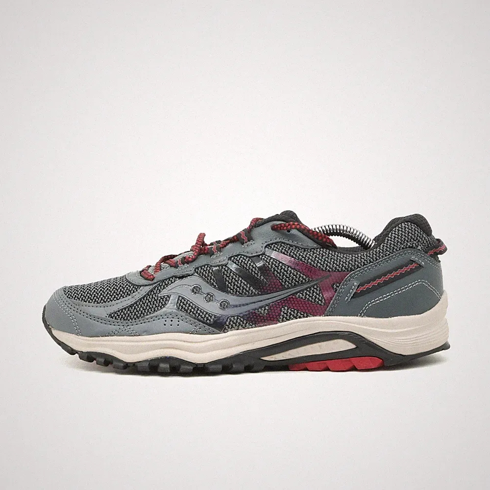 Saucony Damen 4700512806 Laufschuhe grau rot Trail Trailrunning EU 42