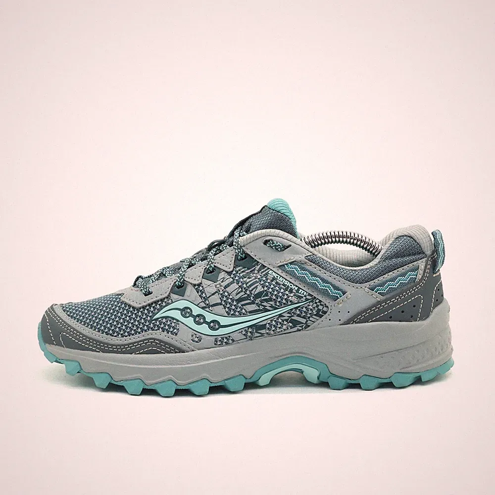 Saucony Damen Excursion TR13 Sneaker Grau Profilsohle Trail-Laufschuhe EU 38