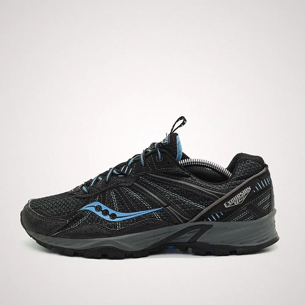 Saucony Damen Excursion TR9 Laufschuhe Schwarz/Blau TR Trail EU 41