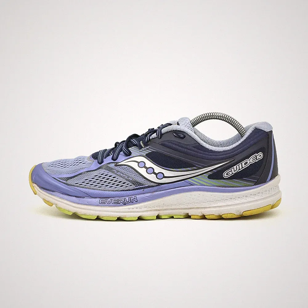 Saucony Damen Guide 10 Schuhe Violett/Blau Dämpfung Laufschuh EU 40.5