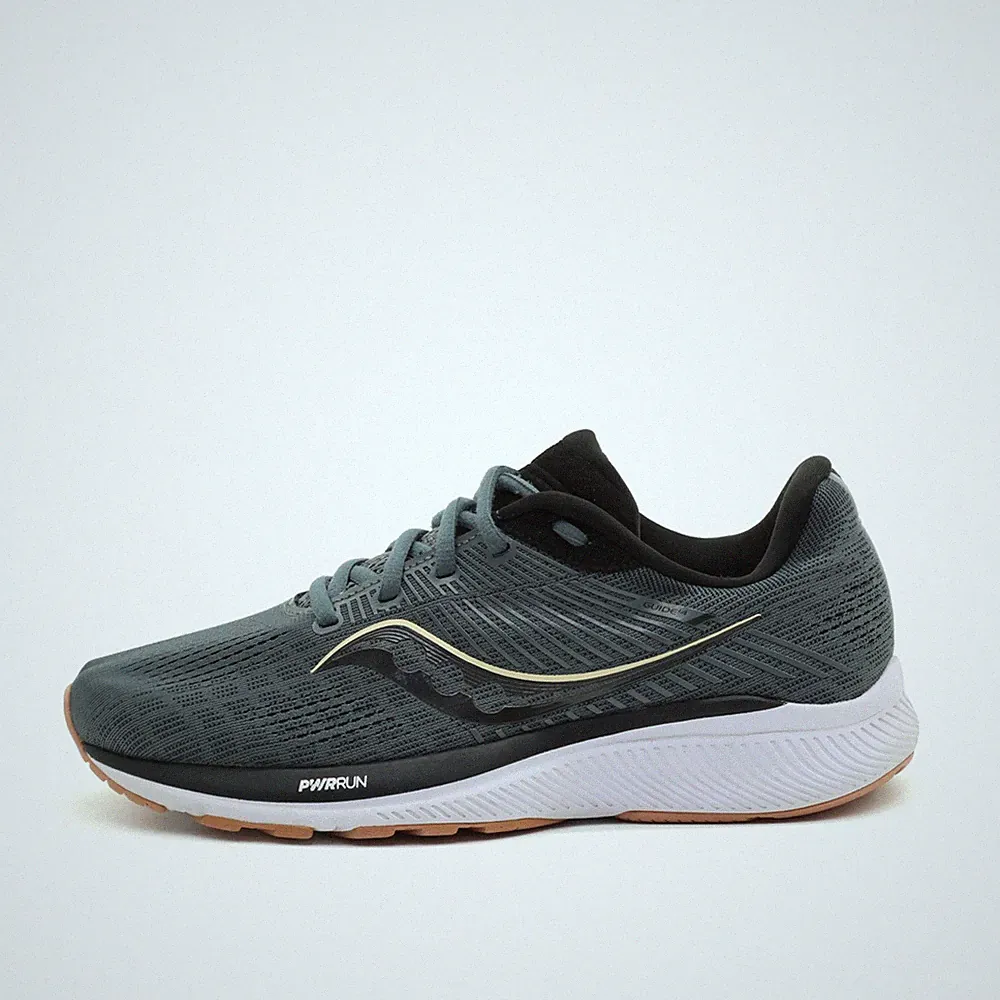 Saucony Damen Guide 14 Sneaker Grau Textil/TPU Atmungsaktiv Laufschuh EU 42