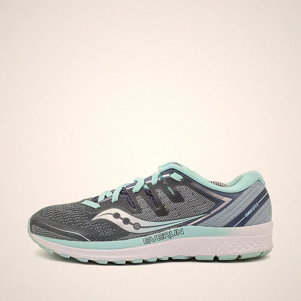 Saucony Damen Guide ISO 2 Schuhe Grau/Türkis EVERUN Laufschuh EU 40