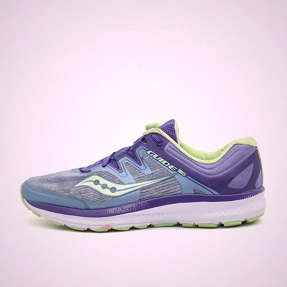 Saucony Damen Guide ISO Sneaker Lila/Mint ämpfend Laufschuhe EU 43